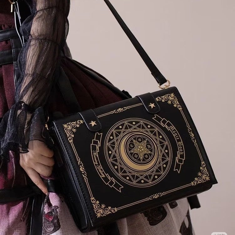Japanese-style Retro Xingyue Magic Book Shoulder Bag