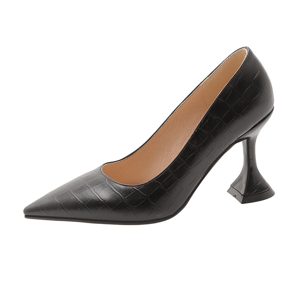 Womens Minimalist Pointed-toe High Heels