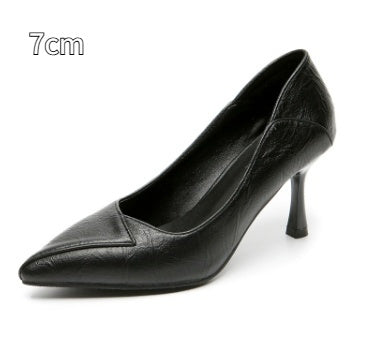 Soft Surface Small Size Two-way Work Stiletto Heel Large Size High Heels