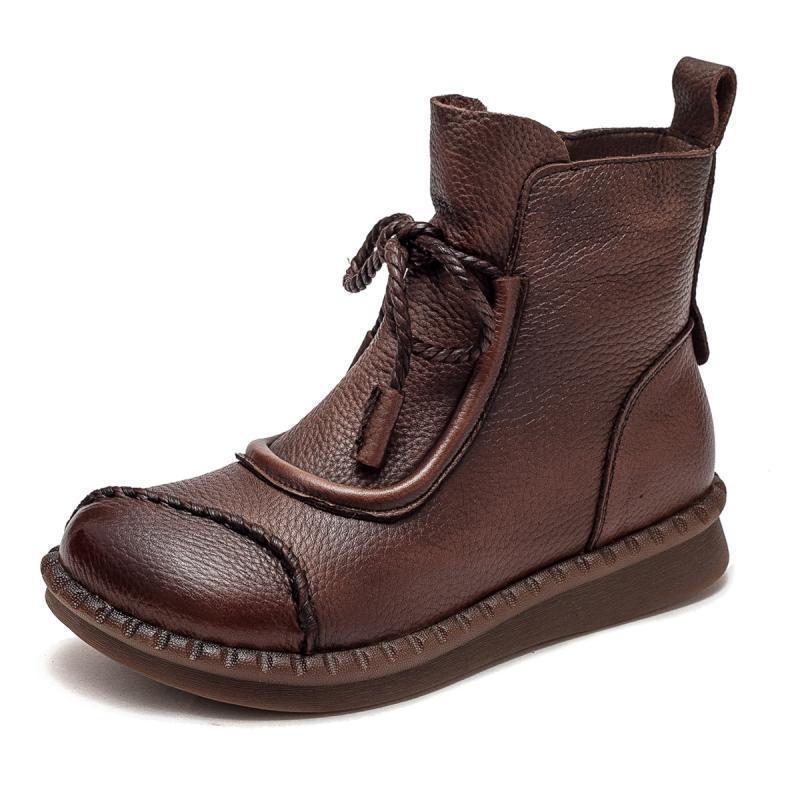 Womens Soft-soled Soft-upper Casual Non-slip Ankle Boots