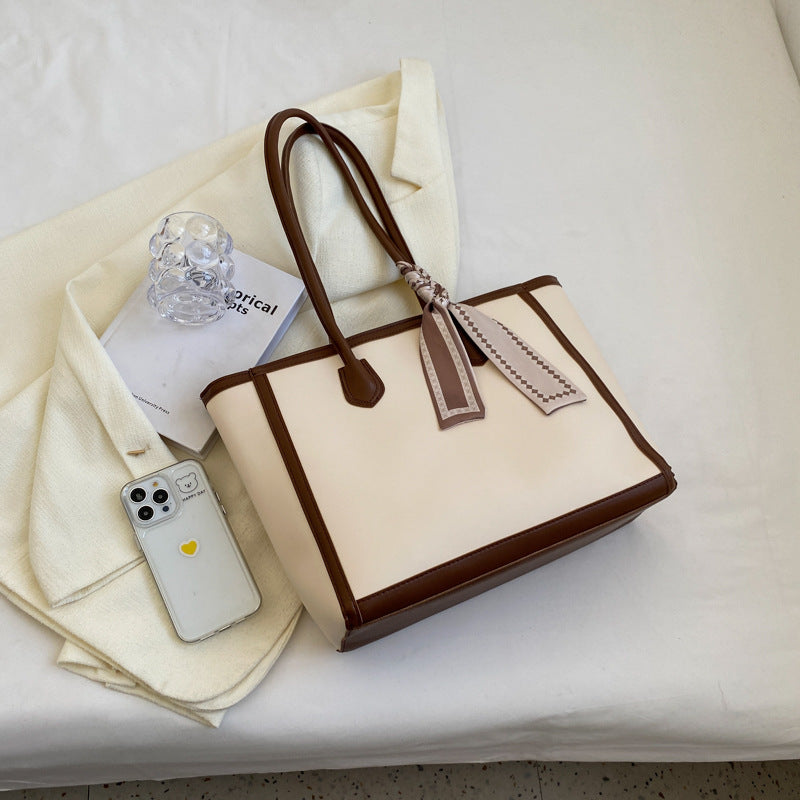 Advanced Texture Winter Commuter Tote Shoulder Bag