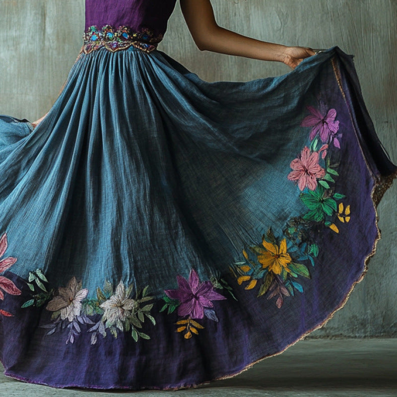 Simple Commuter Artistic All-match Dress