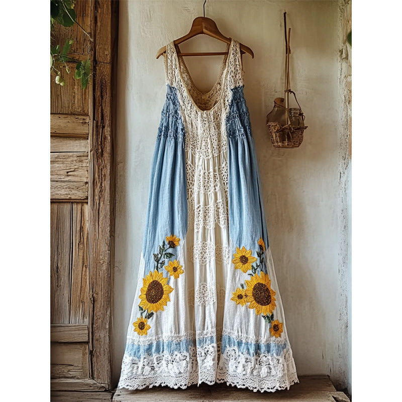 Simple Commuter Artistic All-match Dress