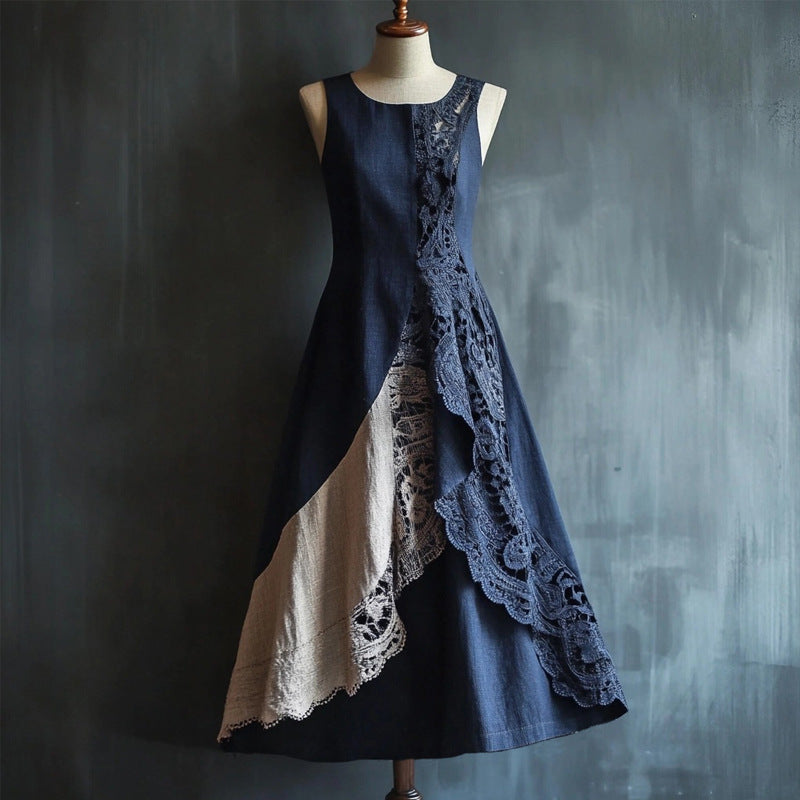 Simple Commuter Artistic All-match Dress