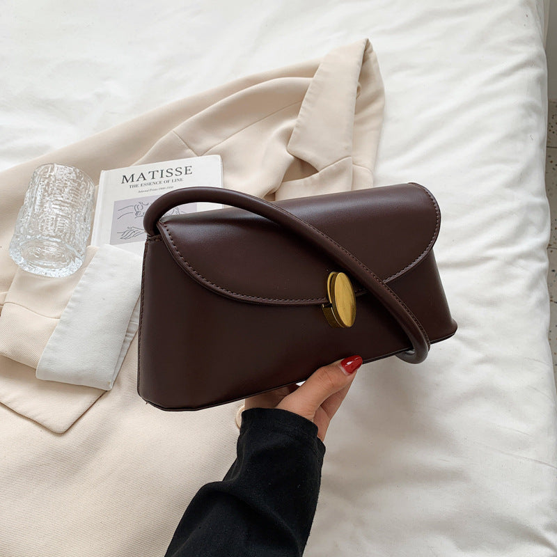 Stylish Good Texture Retro Easy-to-match One-shoulder Underarm Bag